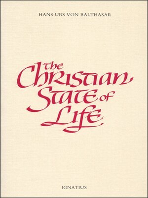cover image of The Christian State of Life